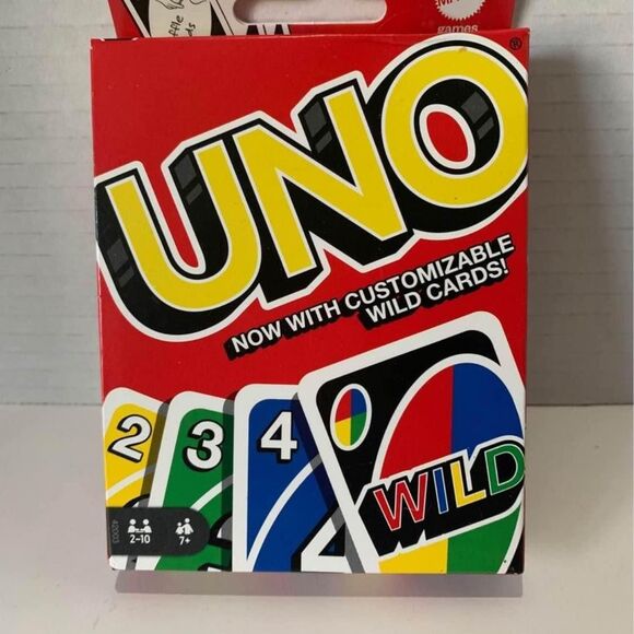 NEW UNO Card Game (W/ Customizable Wild Cards) - Picture 1 of 3
